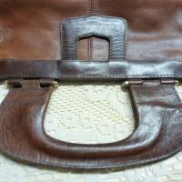 Vintage Leder- Handtasche - Original bettina  Bild 3