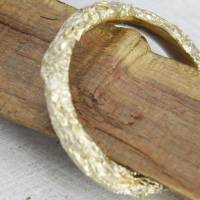 Schmaler Ring aus Roségold 585/-. Knitterring, ca 3-4 mm, oval Bild 4