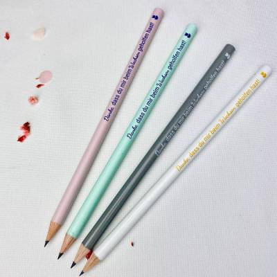 Bleistift | Danke, dass du mir beim Wachsen geholfen hast! | Kitaabschied | Erzieherabschiedsgeschenk | Schulabschied