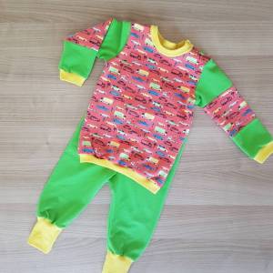 Baby Set / Schlafanzug für Jungen in Größe 62/68, Handarbeit, neu und ungetragen Bild 1