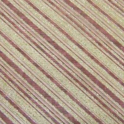 Deko-Stoff  Glimmer-Orient Streifen Bordeaux-Gold