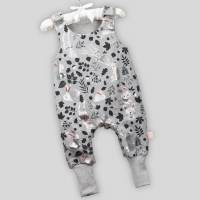 Baby Strampler Hase Metalic mit Druckknöpfen Bild 1