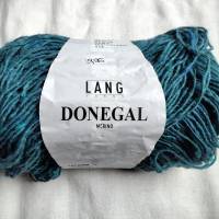 50g Lang Yarns Donegal, Fb. 88, petrol, Tweed Bild 1