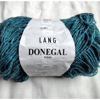 50g Lang Yarns Donegal, Fb. 88, petrol, Tweed
