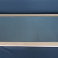 rechteckiger Retro Spiegel mit weißem Rahmen aus Holz Bild 2