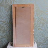 rechteckiger Retro Spiegel mit weißem Rahmen aus Holz Bild 6