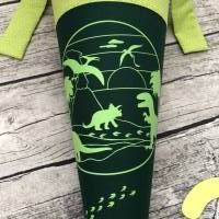 coole Dino-Schultüte grün Bild 2