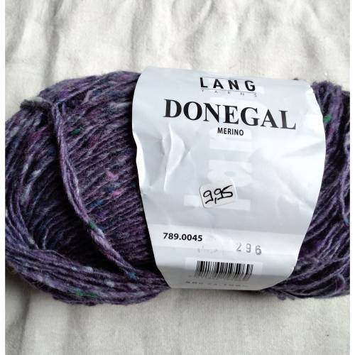 50g Lang Yarns Donegal, Fb. 45, lila, Tweed