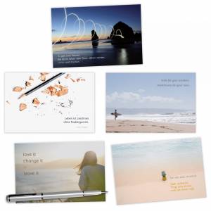 20 Postkarten Set zum Thema: LEBEN - DIN A6 Bild 6