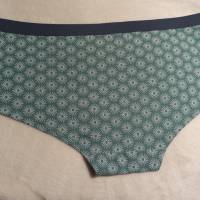 MoodySous Damen-Hipster Unterhose "Umbrella grün" Blümchen Blumen aus Jersey Größen 34-44 Bild 2