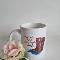 Tasse - You Can´t have Rainbows without rain Bild 1