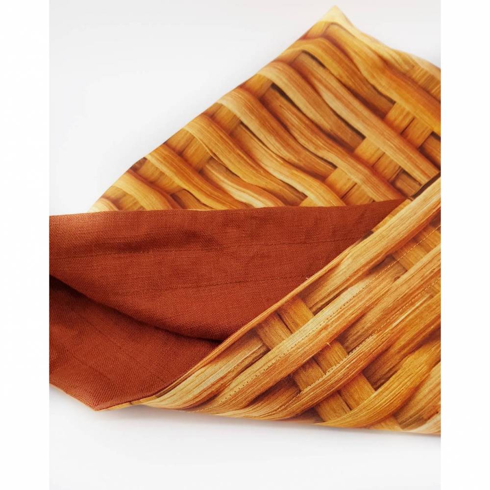 Brötchenbeutel, Brotbeutel, Brötchenkorb, Leinen