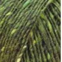 50g Lang Yarns Donegal, Fb. 98, dunkelgrün, Tweed Bild 4