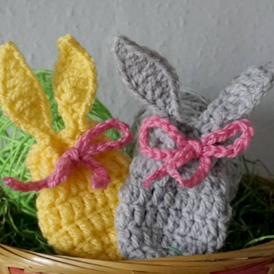 Häkelanleitung für den Osterbeutel für Kleinigkeiten