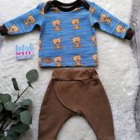 Gr. 50 Baby Set / Shirt / Pullover mit Pumphose / Hose – Jungs Bild 1