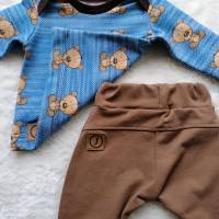 Gr. 50 Baby Set / Shirt / Pullover mit Pumphose / Hose – Jungs Bild 2