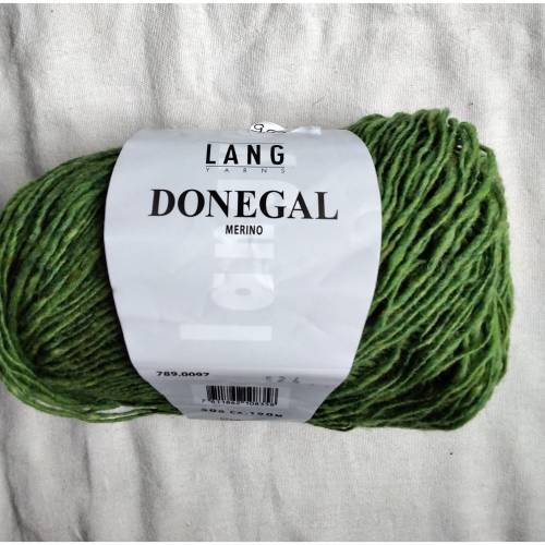 50g Lang Yarns Donegal, Fb. 97, grün, Tweed