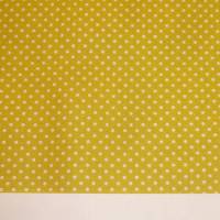 8,60 EUR/m Baumwolle - Punkte weiß auf gelb / Senfgelb / Senf / New mustard, 2mm Bild 5