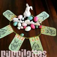 Digitale Stickserie Janeas World Kritzelhasen 10x10 - 13x18 cm (4x4-5x7") Stickrahmen Bild 6