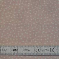 10,20 EUR/m Stoff Baumwolle Pünktchen weiß auf rosa / zartrosa / puder / Pallino Bild 1