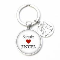 Schlüsselanhänger Schutzengel - Herz Engel - Geschenkidee Just Trisha Bild 2