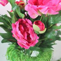 Pfingstrose pink, Deko Blumen, Floristikbedarf Bild 5