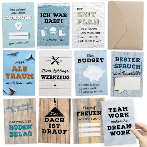 Baustellen Meilensteinkarten