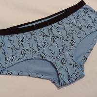 MoodySous Damen-Hipster Unterhose "Pferde" aus Jersey Größen 34-44 Bild 1
