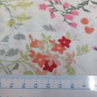 Viskose leichter Frühlings-/ Sommerstoff Blumenwiese weiß (1m/8,-€) Bild 2