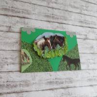 Grußkarte, Geburtstagskarte Pferde, Geldgeschenk Bild 2