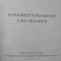 Kulturbuch Berlin 1966 -  Einigkeit und Recht und Freiheit Bild 2