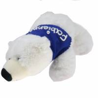 Kuscheltier Eisbär 20cm weiß mit Namen am Halstuch - Personalisierte Schmusetiere für Jungen und Mädchen Bild 2