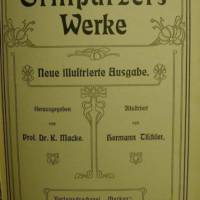 Prachtband - Grillparzers Werke 1900/12, neue illustrierte Ausgabe, Merkur Verlag Bild 2