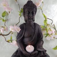 Buddha Statue Ornament - Buddha  spirituelle Home Decor, Meditation Raum Dekor, Housewarminggeschenk Geburtstagsgeschenk Bild 3