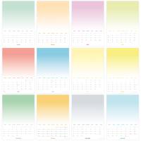 Fotokalender Bastelkalender Verlauf mit Feiertagen 2025 Bild 2