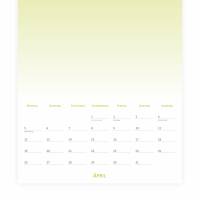 Fotokalender Bastelkalender Verlauf mit Feiertagen 2025 Bild 4