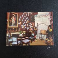 vintage, Postkarte, Ansichtskarte, Schloß Mespelbrunn im Spessart, Chinesisches Zimmer, 67/1170 Bild 1