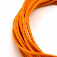 2 Meter / Lederband / 3 mm / orange / C1-1007 Bild 1