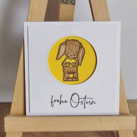 Grußkarte Osterkarte "Osterherz"