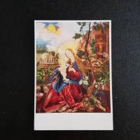 vintage, Postkarten,  Kunst, Gemälde  Madonna um 1520 Matthias Gründewald Pfarrkirche in Stuppach Bild 1