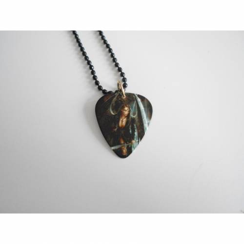 Plektrum Plektron Guitar Pick Kette Halskette Amazone , Kriegerin