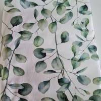 Jersey - Enchanted Eucalyptus - Bio-Qualität - Weiß - abby and me Bild 1