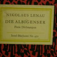 Insel-Bücherei Nr. 471 Die Albigenser von Nikolaus Lenau,Freie Dichtungen Bild 1