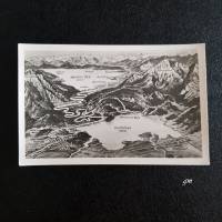 vintage, Postkarte, Ansichtskarte, Kochelsee, Walchensee, ca. 40/50er Jahre, Bild 1
