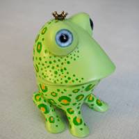 Der gefährliche Raubfrosch!, ein Froschbergé-Ei, Frosch, Osterei, Frosch Figur, Frosch Skulptur, Fabergé Bild 7