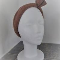 Stirnband aus Wollwalk,Turban, Haarband aus Wolle Bild 1