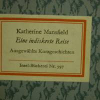 Insel-Bücherei Nr. 597 Eine indiskrete Reise von Katherine Mansfield, ausgewählte Kurzgeschichten Bild 1