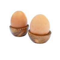 6er Set Eierbecher PICCOLO aus Olivenholz Bild 1
