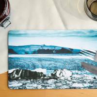 Island Gletscher Frühstücksbrettchen Fotografie Brettchen aus Melamin, spülmaschinenfest, Schneidebrett 14 x 23 cm Bild 3