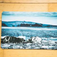 Island Gletscher Frühstücksbrettchen Fotografie Brettchen aus Melamin, spülmaschinenfest, Schneidebrett 14 x 23 cm Bild 4